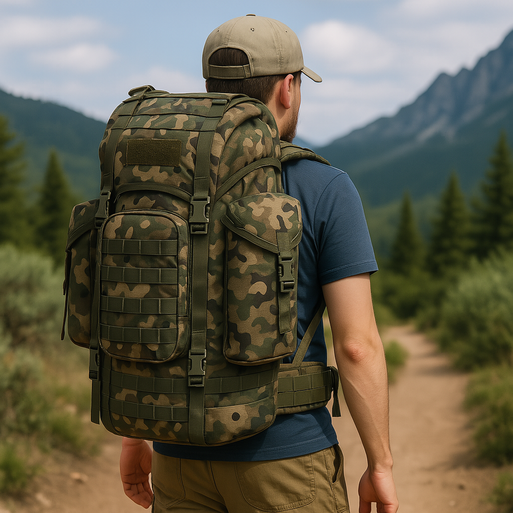 Kariška kuprinė "MOLLE" 65L Multicam - MFH