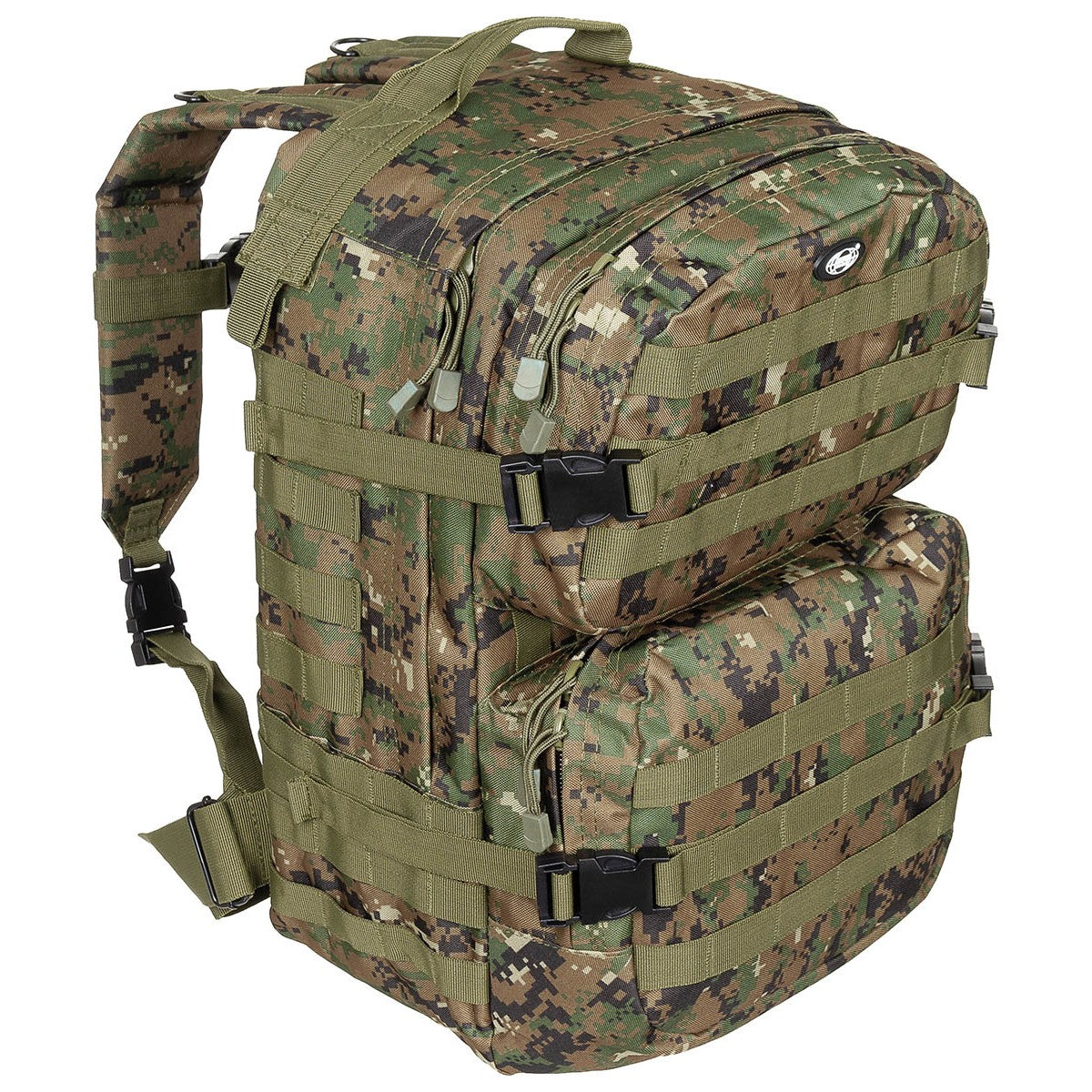 Taktinė kuprinė 40L "Assault II" Woodland digital - MFH