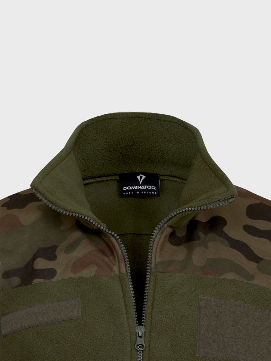 Kariškas flisinis džemperis Polar Rip-Stop, Olive - DOMINATOR