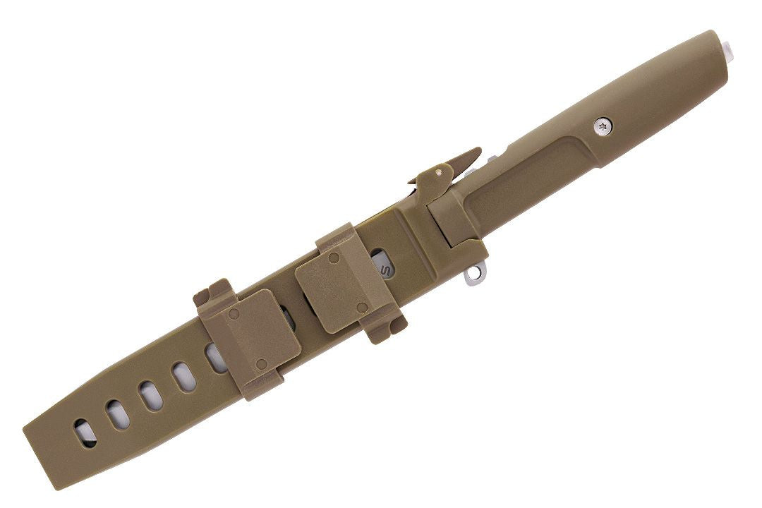 Kariškas šturmo peilis su plastikiniu dėklu - BSH