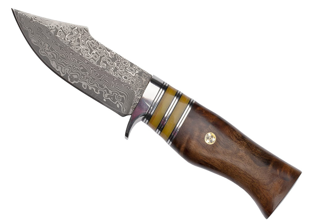 Medžioklinis peilis iš Damasko plieno TAKOMA