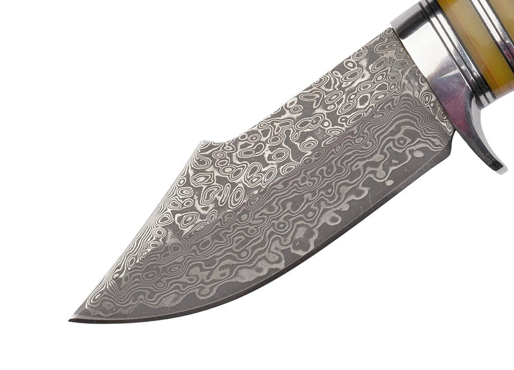 Medžioklinis peilis iš Damasko plieno TAKOMA