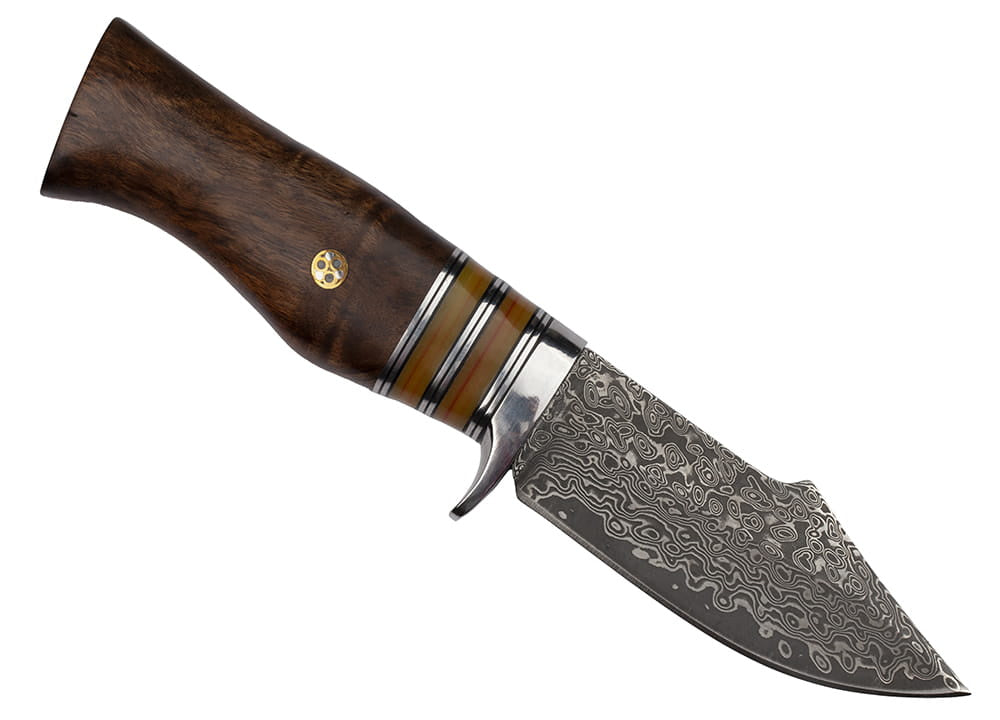 Medžioklinis peilis iš Damasko plieno TAKOMA