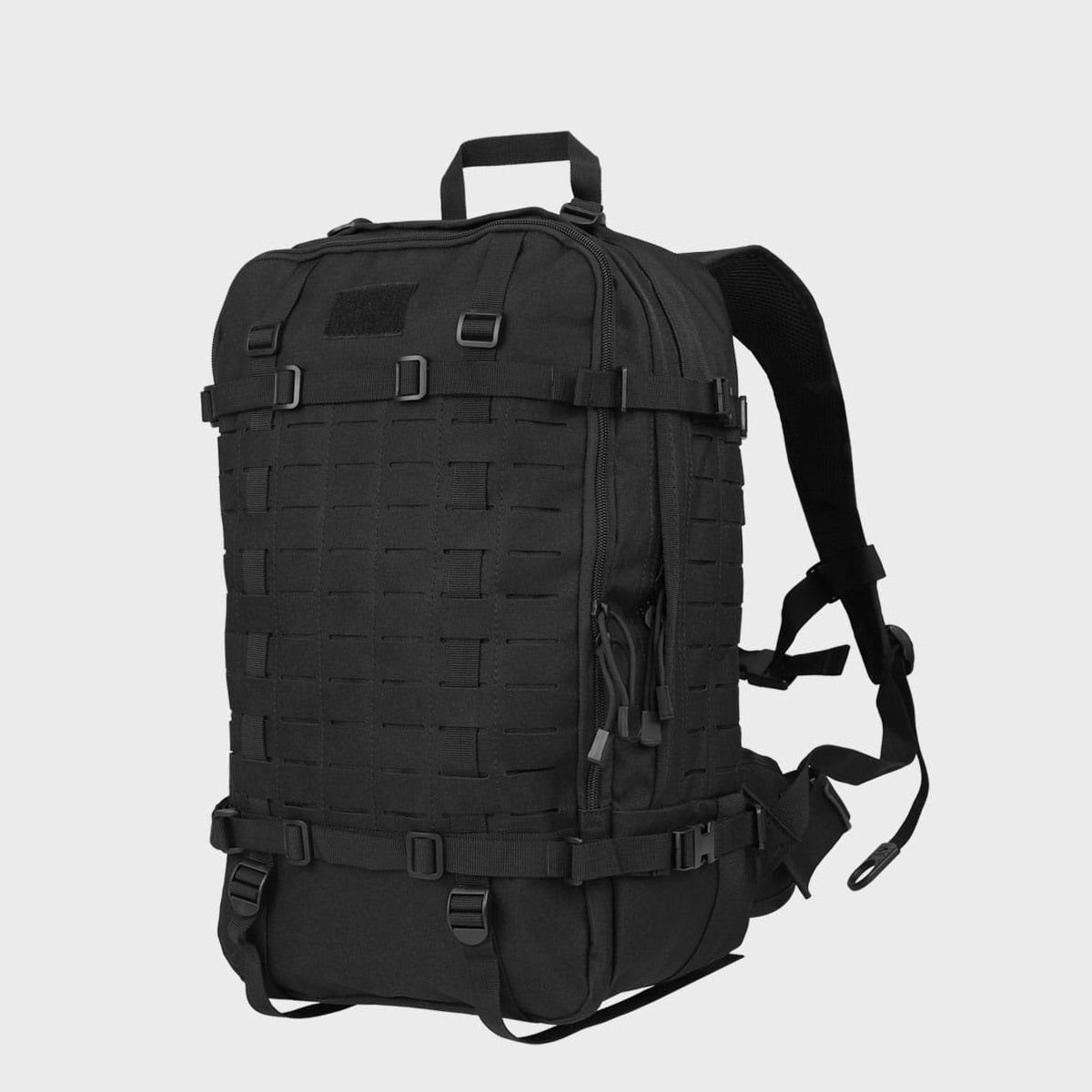 Taktinė kuprinė Defender Laser Cut 45L Juoda - DOMINATOR