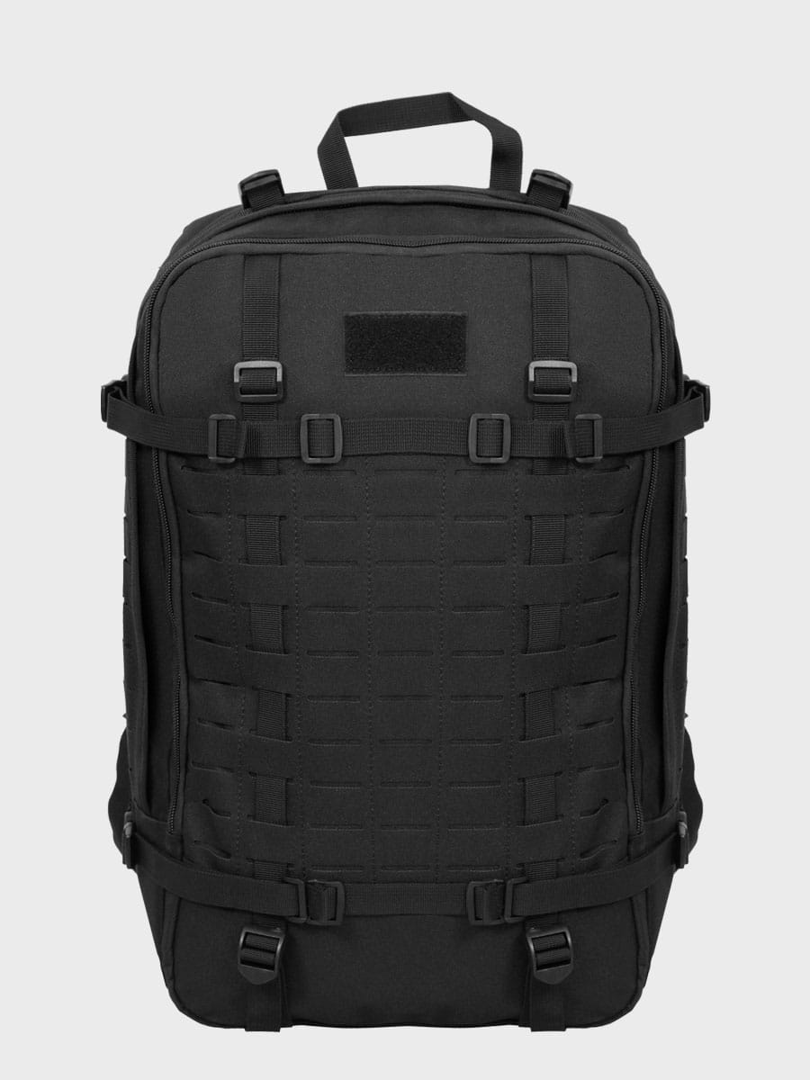 Taktinė kuprinė Defender Laser Cut 45L Juoda - DOMINATOR