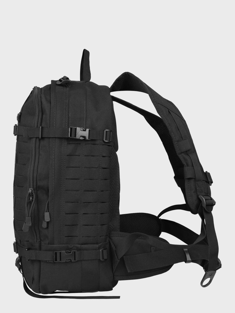 Taktinė kuprinė Defender Laser Cut 45L Juoda - DOMINATOR