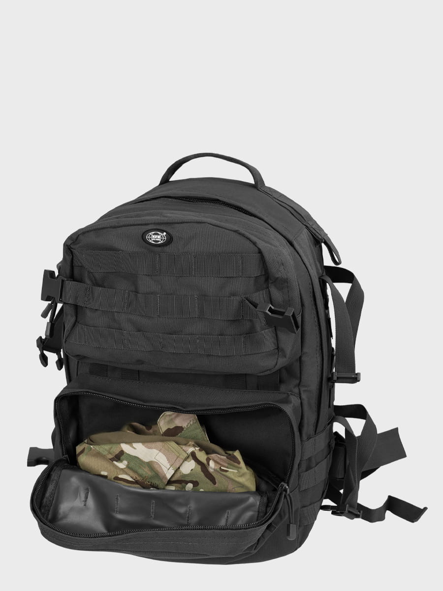 Taktinė kuprinė 40L "Assault II" Juoda - MFH