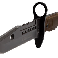 Kariškas peilis Bayonet su daugiafunkciniu dėklu - K25