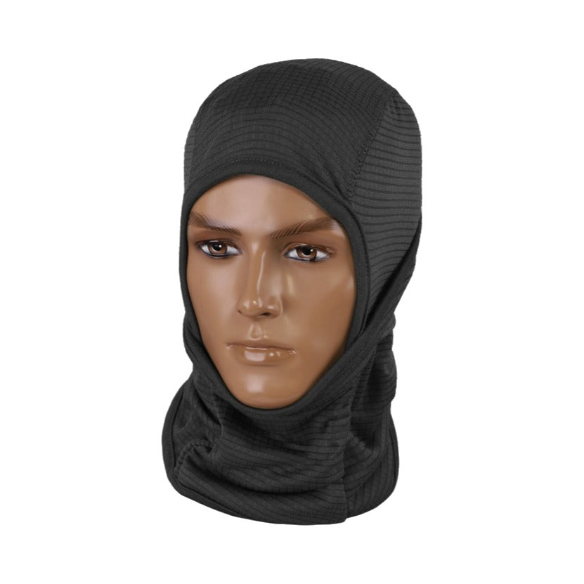 Termoaktyvi balaklava Microfleece Quick-Dry juoda - DOMINATOR