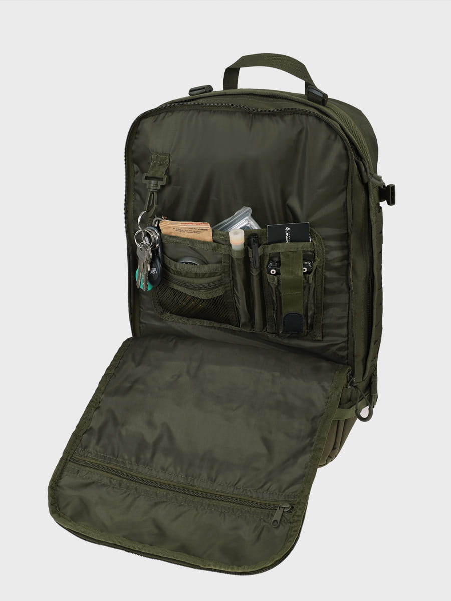 Taktinė kuprinė Defender Laser Cut 45L Olive- DOMINATOR