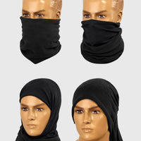 Flisinė daugiafunkcinė kaklo mova Juoda MIL-TEC