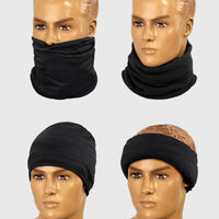 Flisinė daugiafunkcinė kaklo mova Juoda MIL-TEC