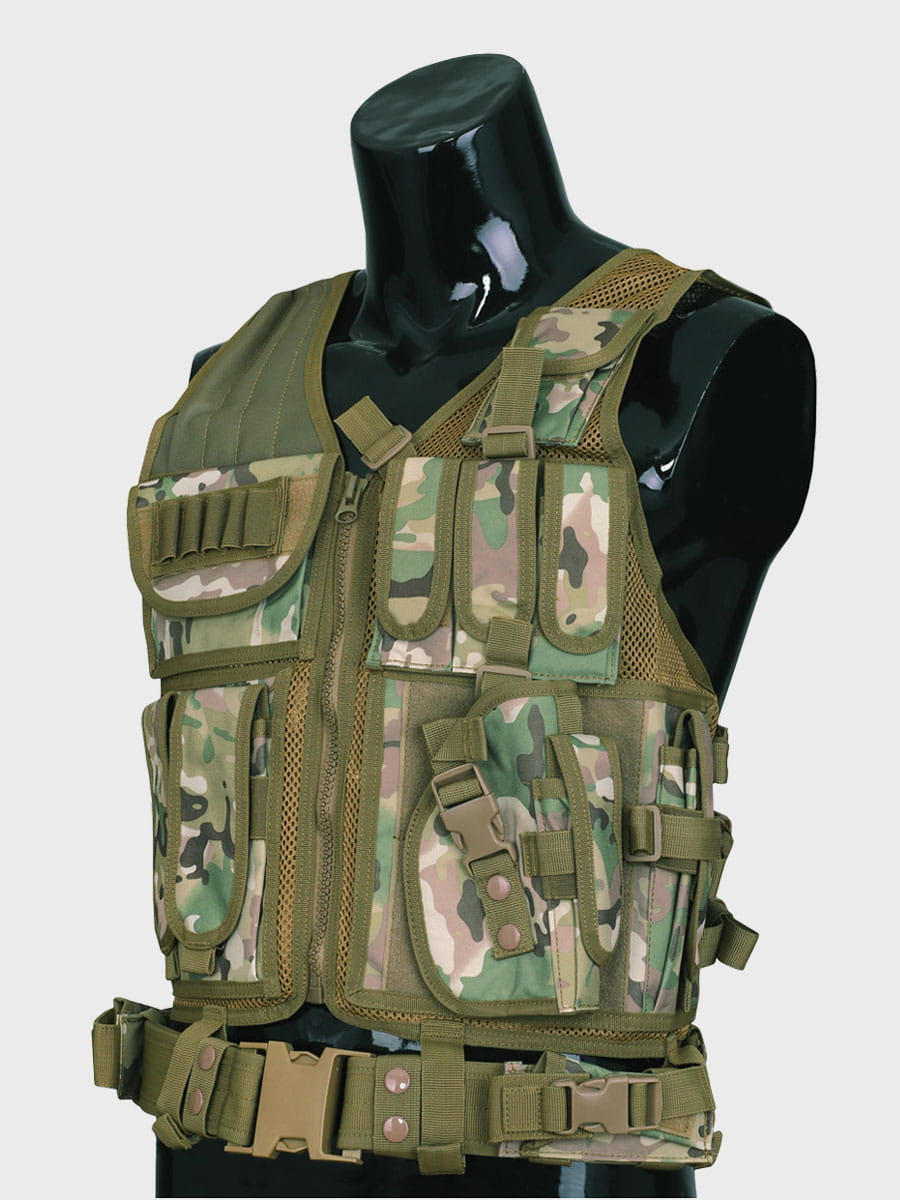 Taktinė liemenė su diržu Husar Multicam - DOMINATOR