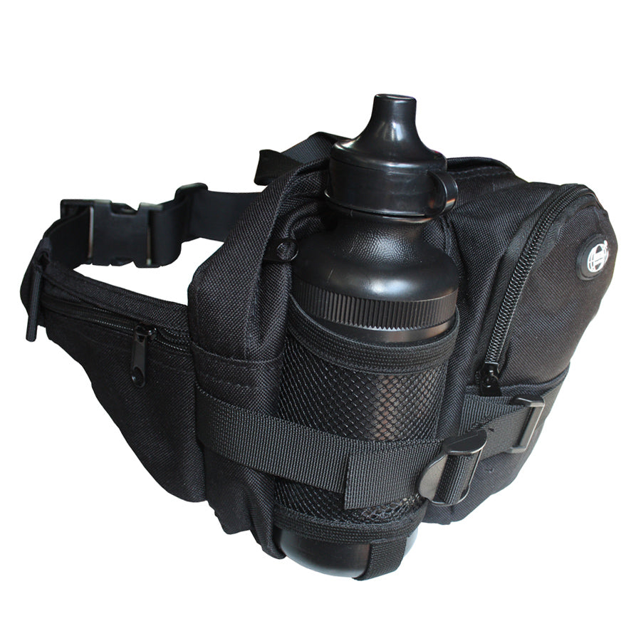 Juosmens krepšys su 0.5L gertuve juodas - MFH