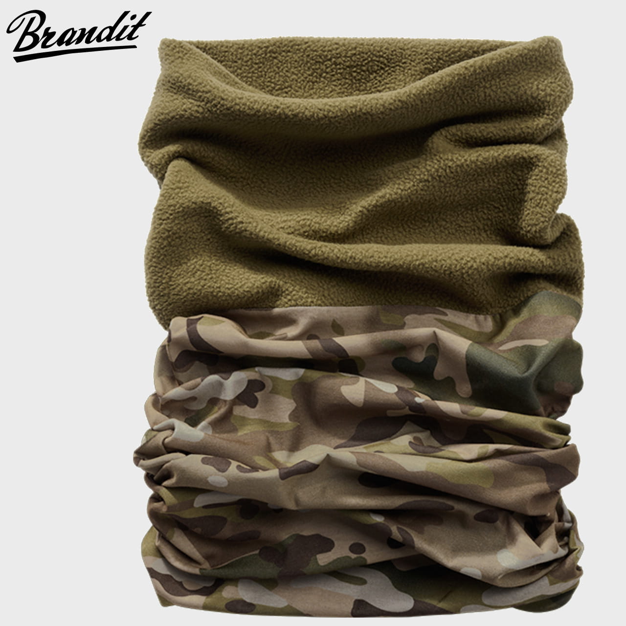 Flisinė kaklo mova Tactical Camo - BRANDIT