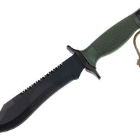 Kariškas Bowie peilis su plastikiniu dėklu - BSH