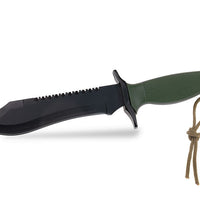 Kariškas Bowie peilis su plastikiniu dėklu - BSH