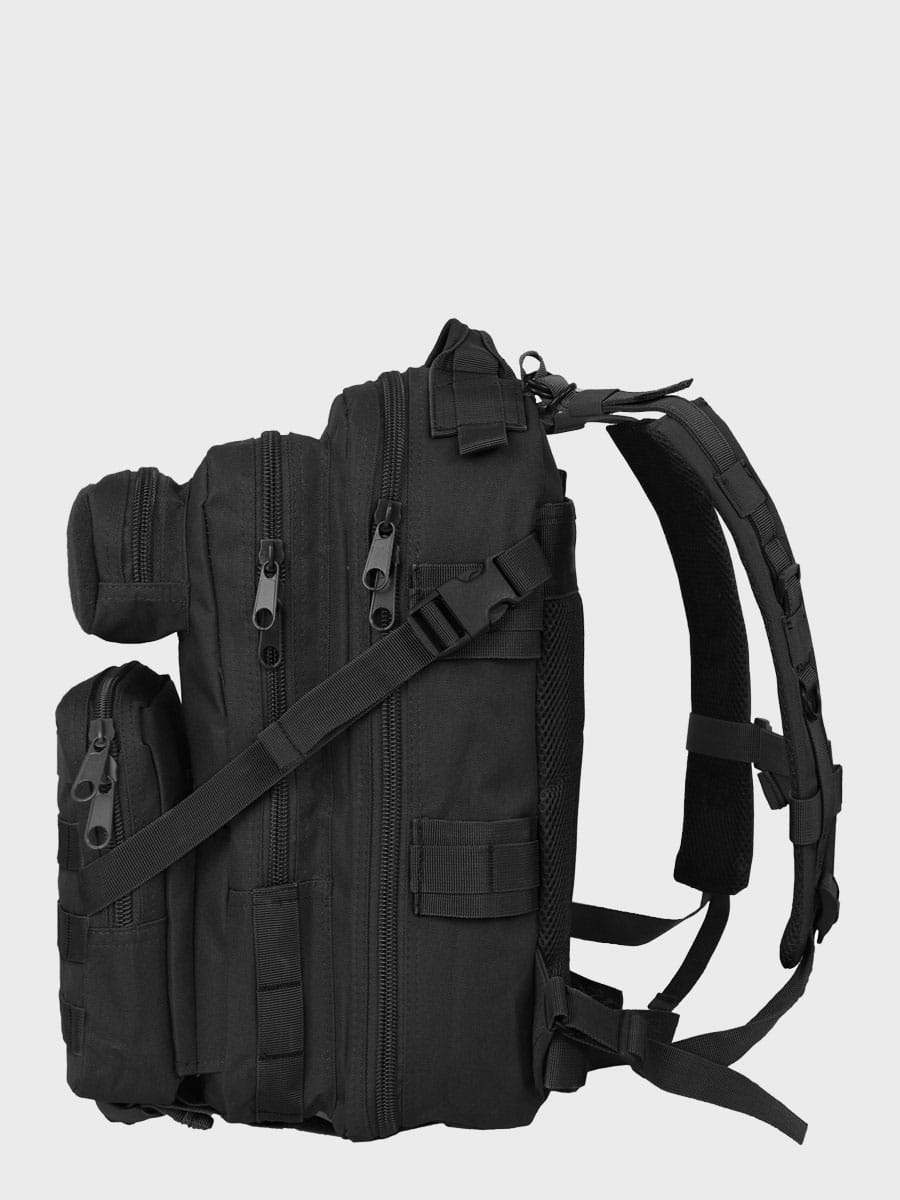 Taktinė kuprinė Velcro 30L Juoda - DOMINATOR