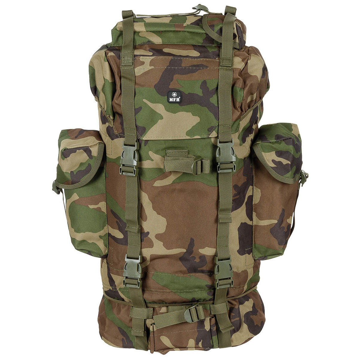 Kariška kuprinė BW COMBAT 65L Woodland - MFH