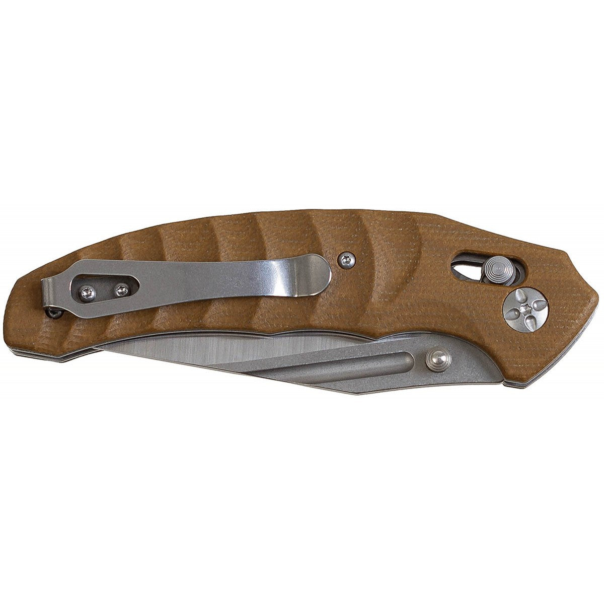 Atlenkiamas peilis su Micarta rankena - MFH