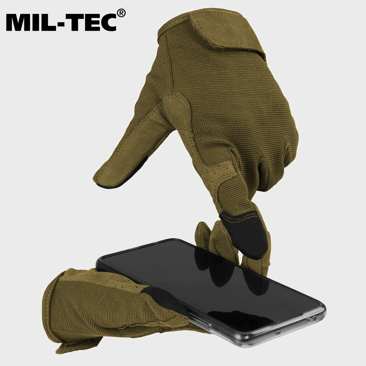 Taktinės pirštines "Combat Touch" Olive - MIL TEC