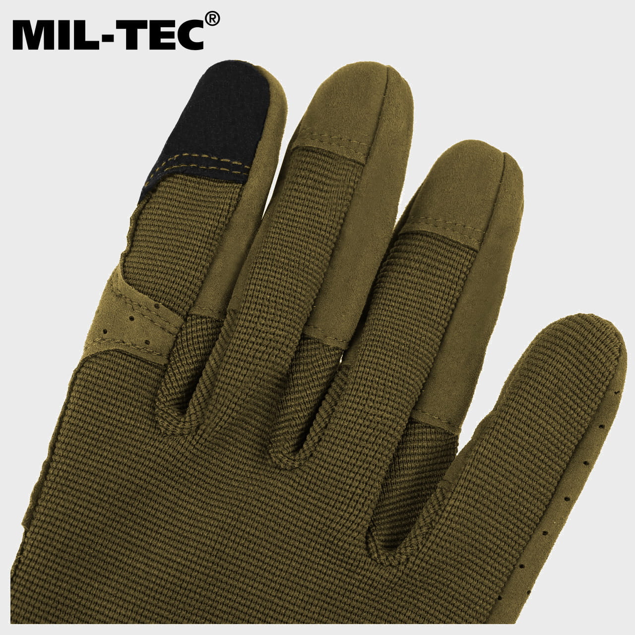Taktinės pirštines "Combat Touch" Olive - MIL TEC