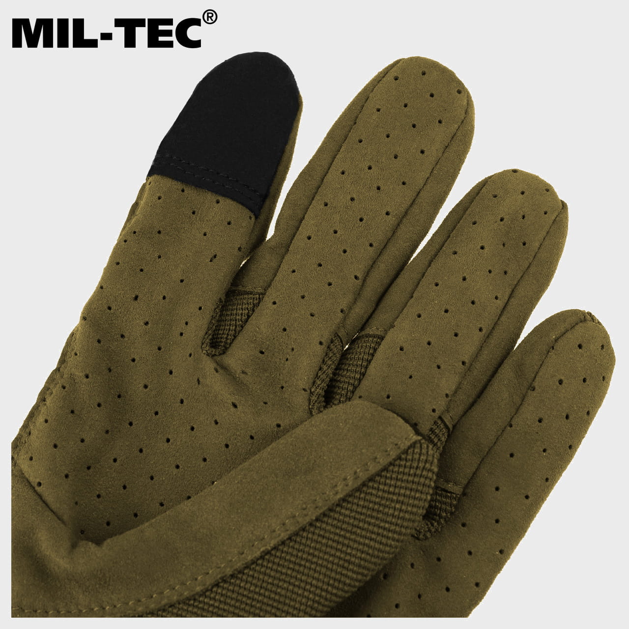 Taktinės pirštines "Combat Touch" Olive - MIL TEC