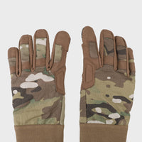 Taktinės pirštinės su paminkštinimais ir Rip-Stop Multicam - DOMINATOR