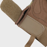 Taktinės pirštinės su paminkštinimais ir Rip-Stop Multicam - DOMINATOR