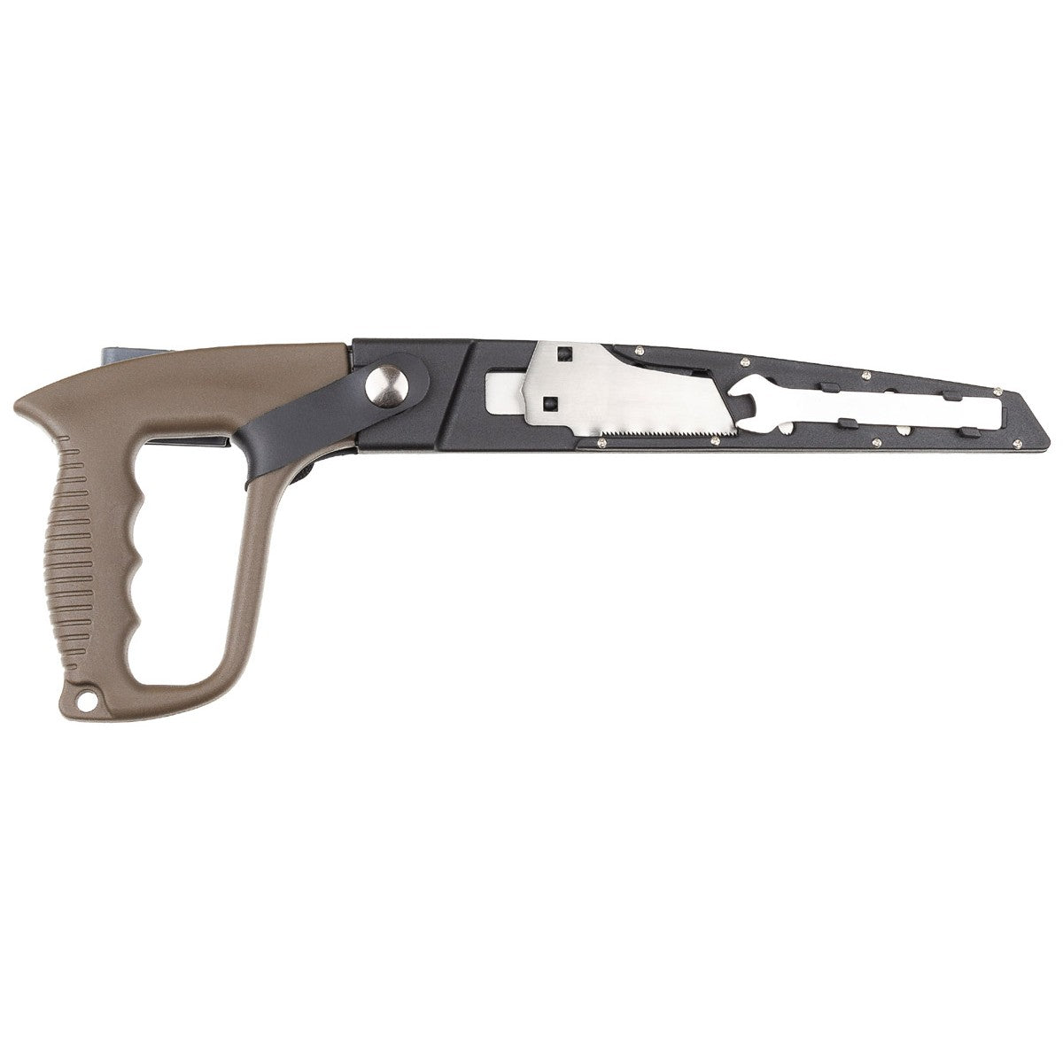 Rankinis pjūklas su 2 ašmenimis ir dėklu - MFH