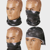 Daugiafunkcinė kaklo mova Black Print - DOMINATOR