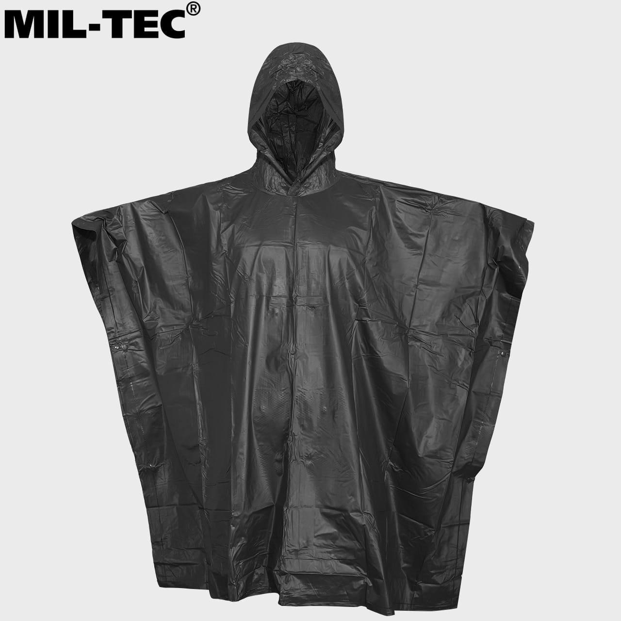 Palapinsiaustė Poncho PVC Juoda - MIL TEC