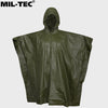 Palapinsiaustė Poncho PVC Olive - MIL TEC