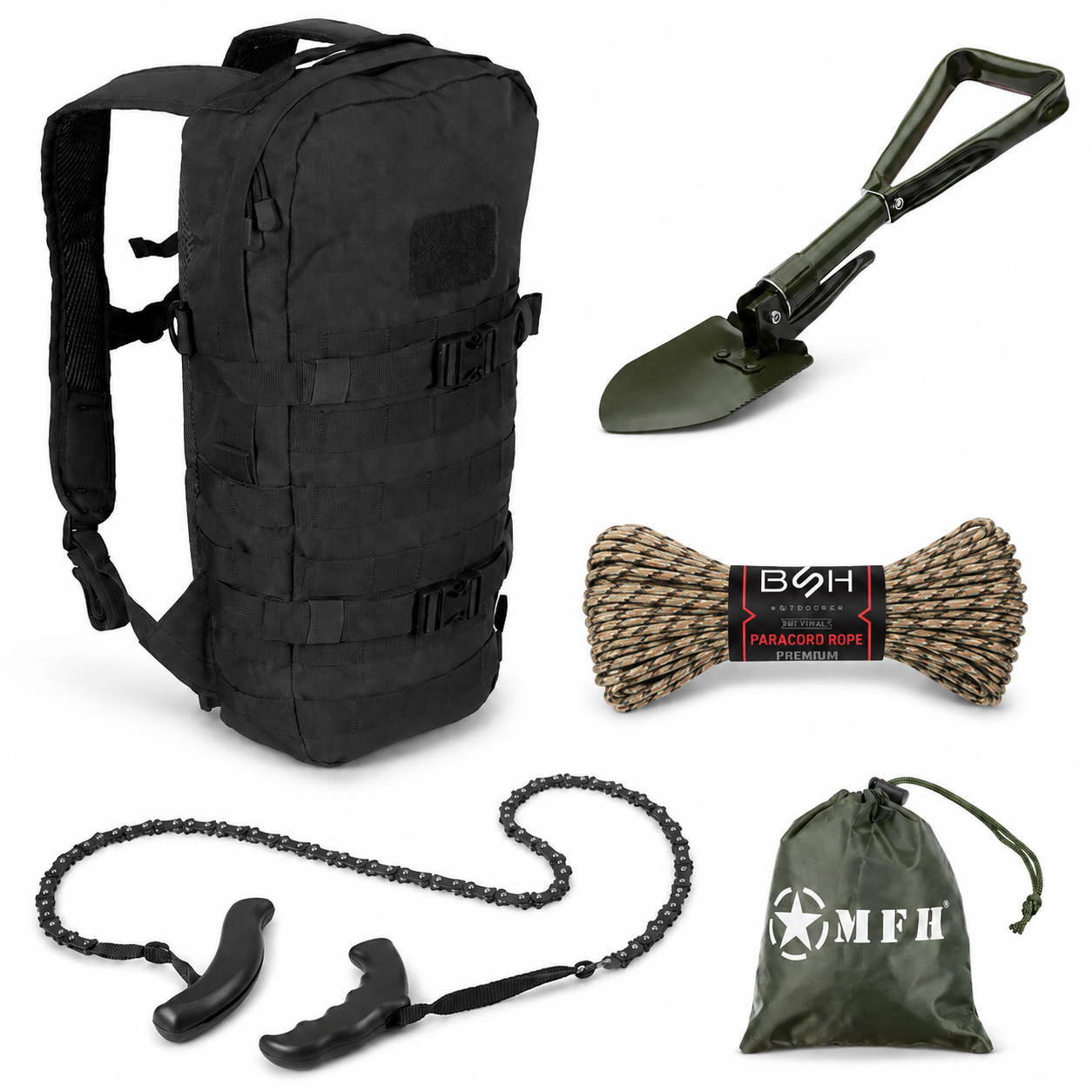 Žygio / Bushcraft rinkinys (4in1)