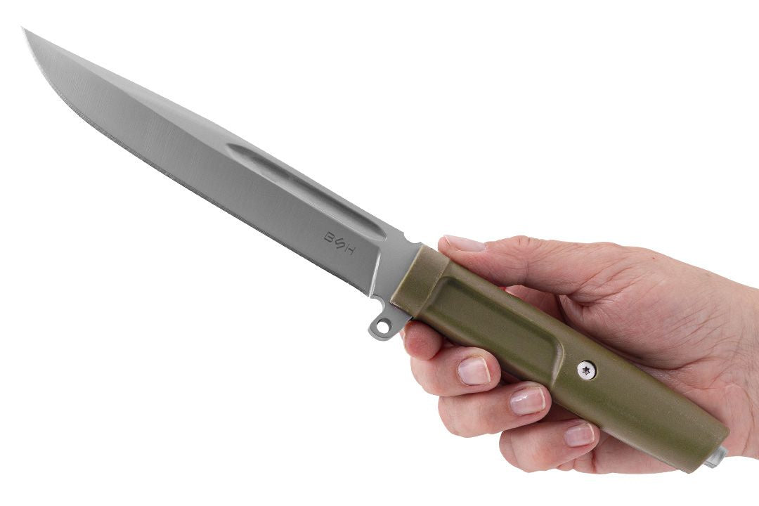 Kariškas šturmo peilis su plastikiniu dėklu - BSH