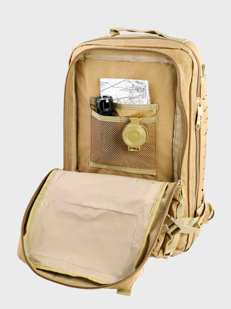 Taktinė kuprinė Warrior Laser Cut 36L Tan - DOMINATOR