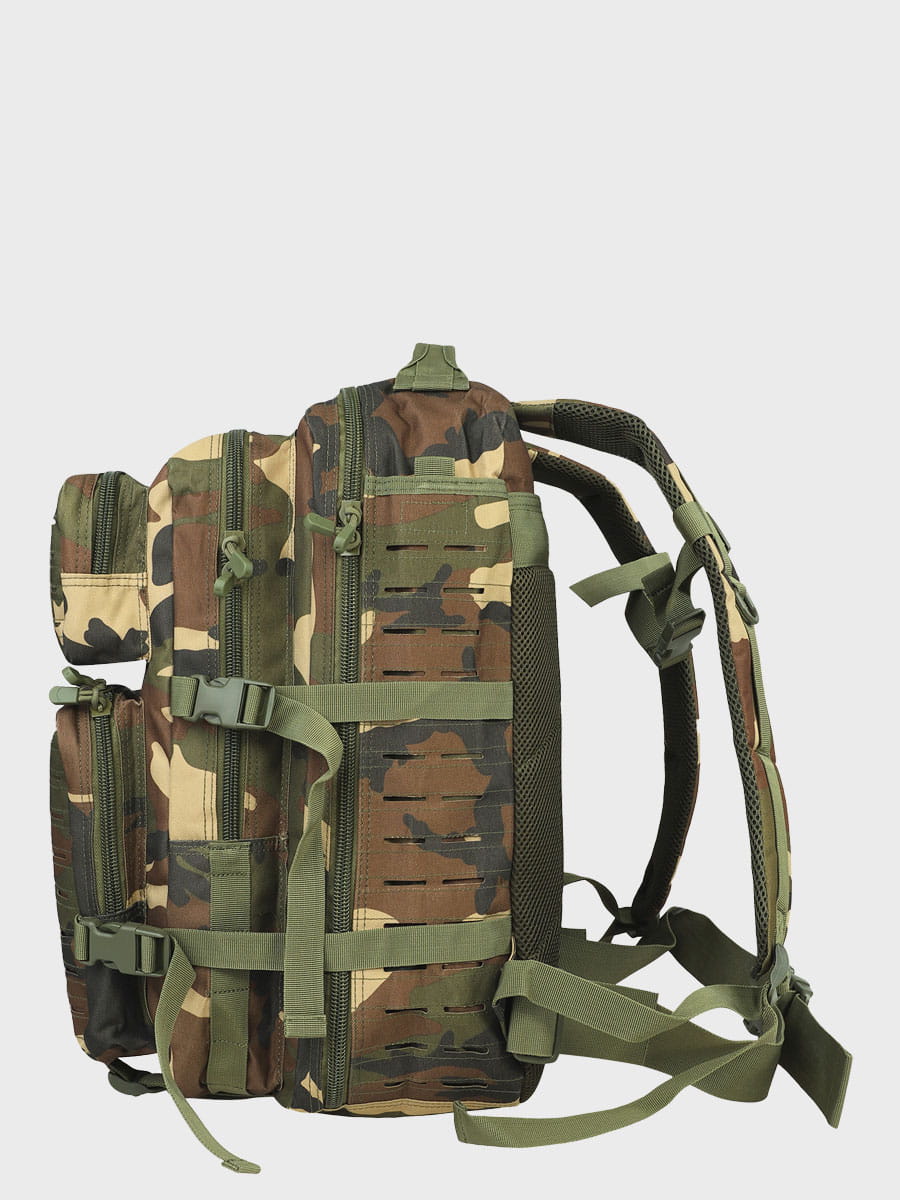 Taktinė kuprinė Warrior Laser Cut 36L Woodland - DOMINATOR