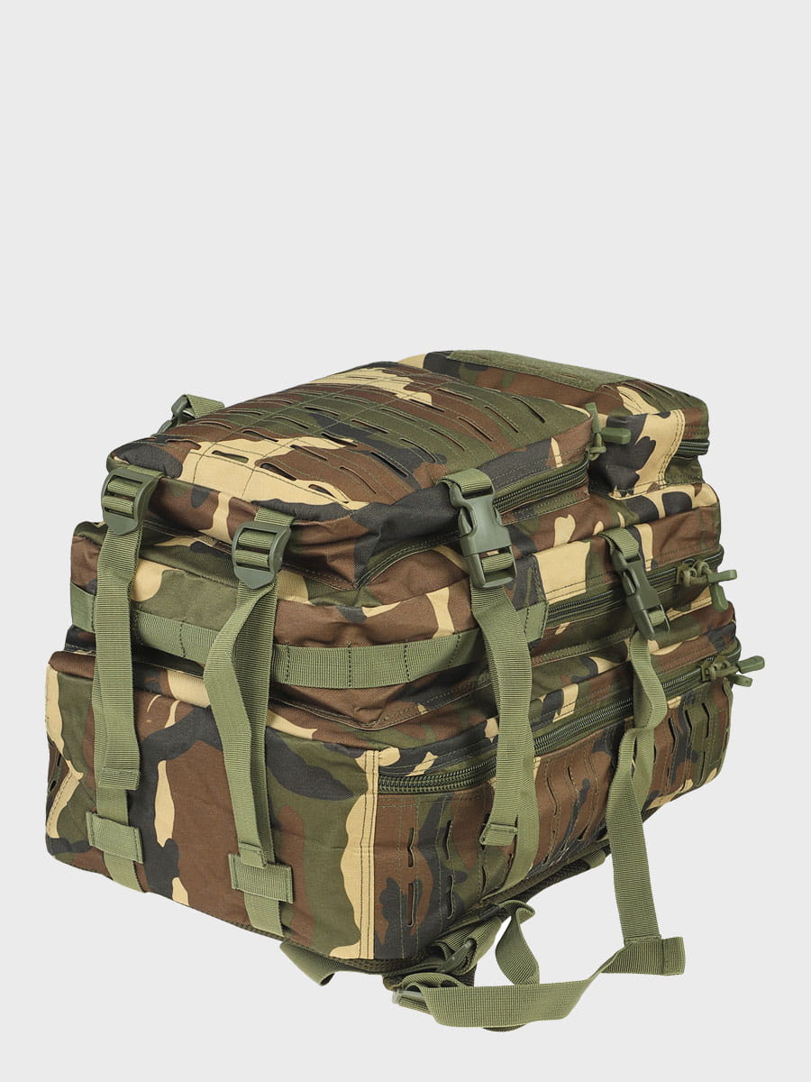 Taktinė kuprinė Warrior Laser Cut 36L Woodland - DOMINATOR